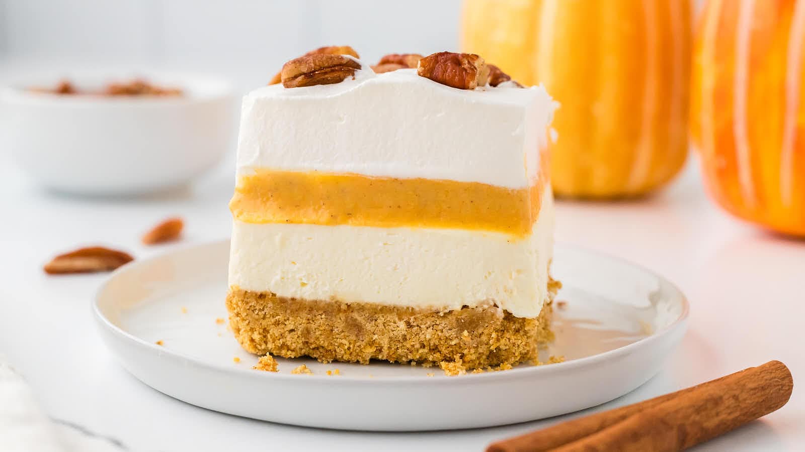 No-Bake Pumpkin Delight recipe by Cheerful Cook.