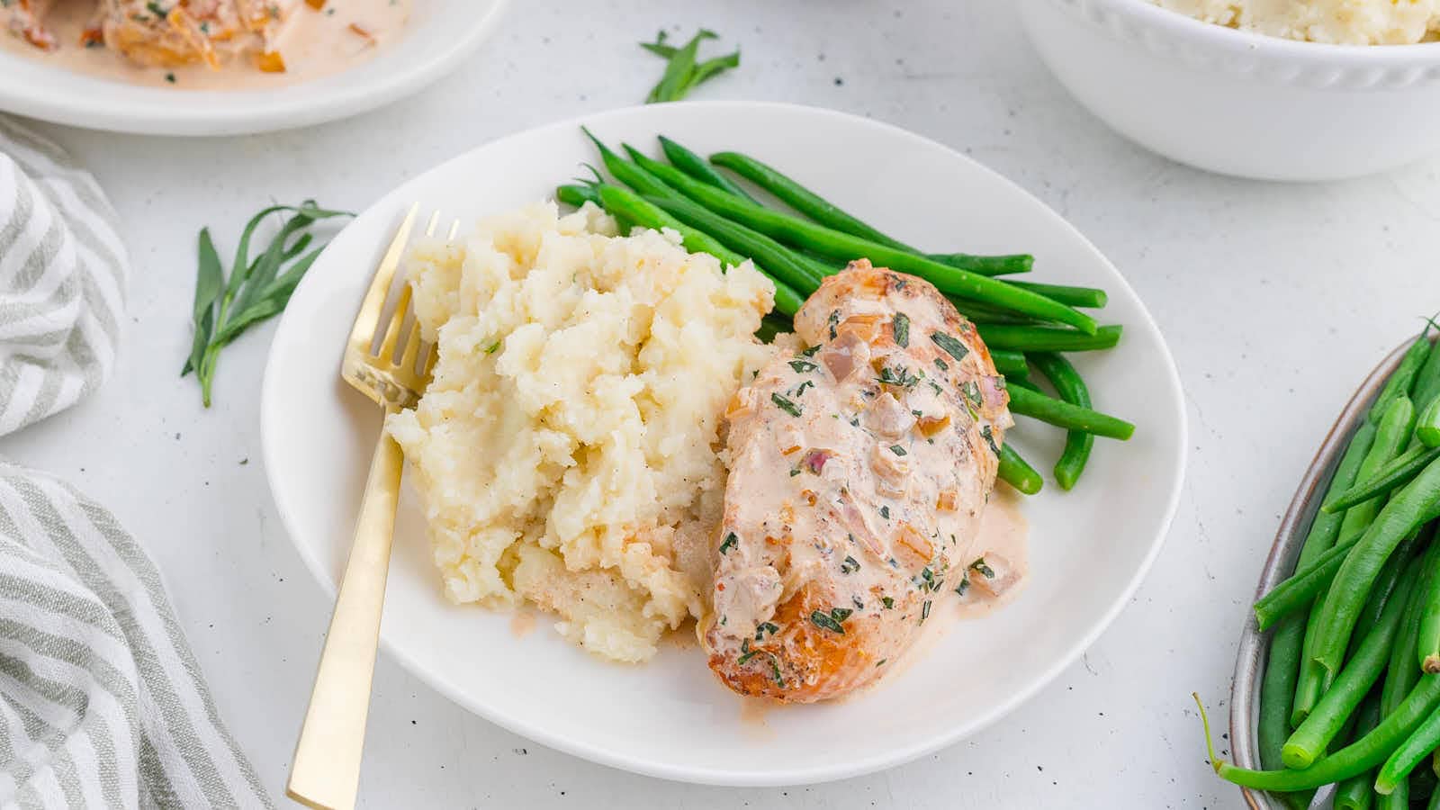 Tarragon Chicken recipe by Cheerful Cook.