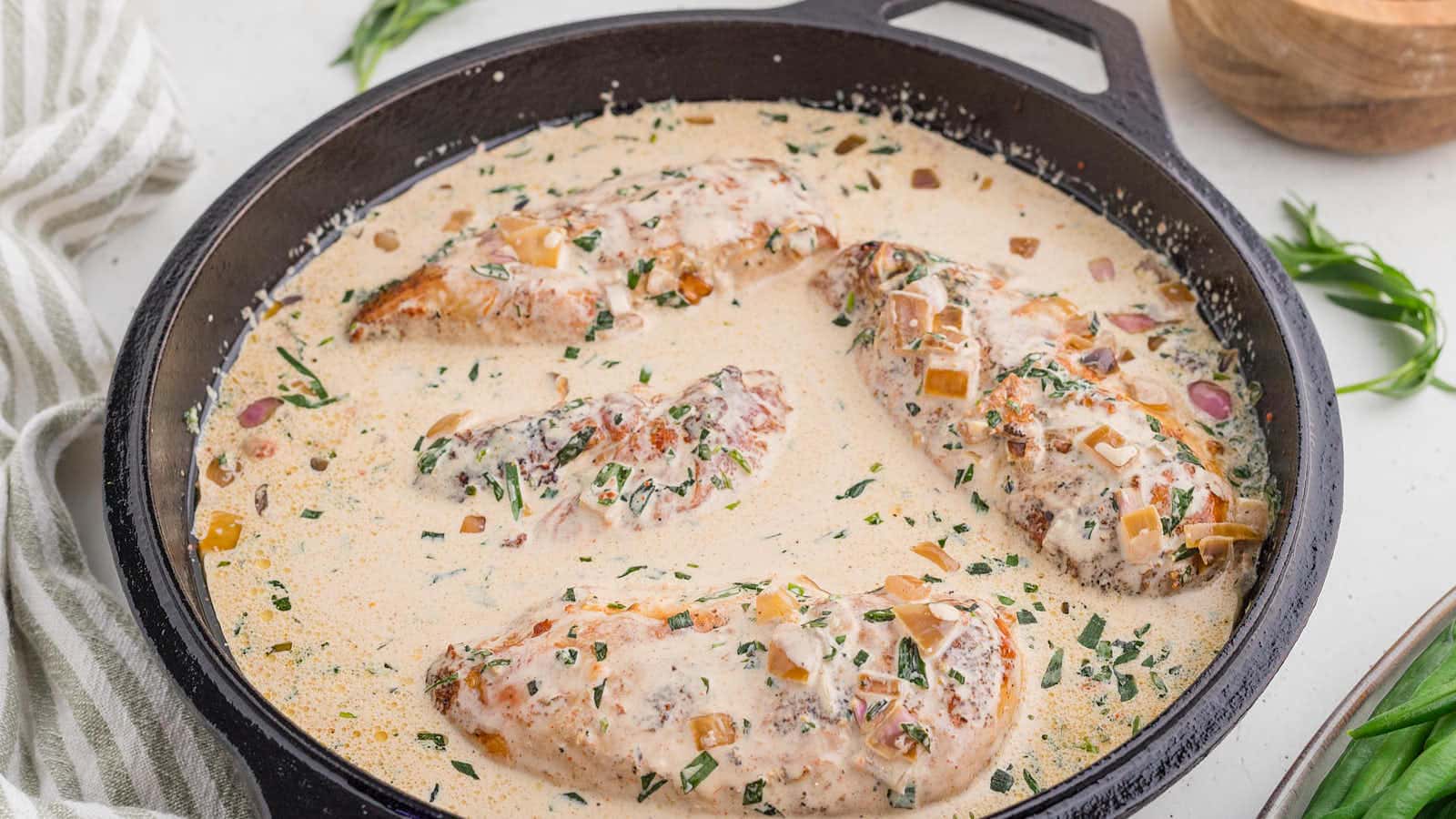 Tarragon Chicken recipe by Cheerful Cook.