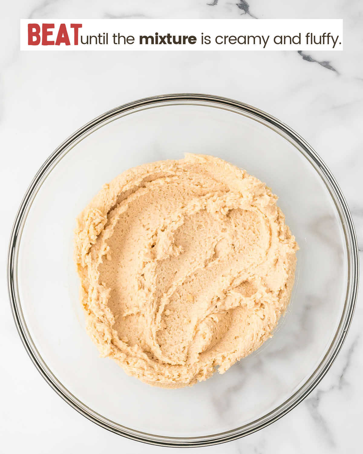 Cookie batter in a bowl.