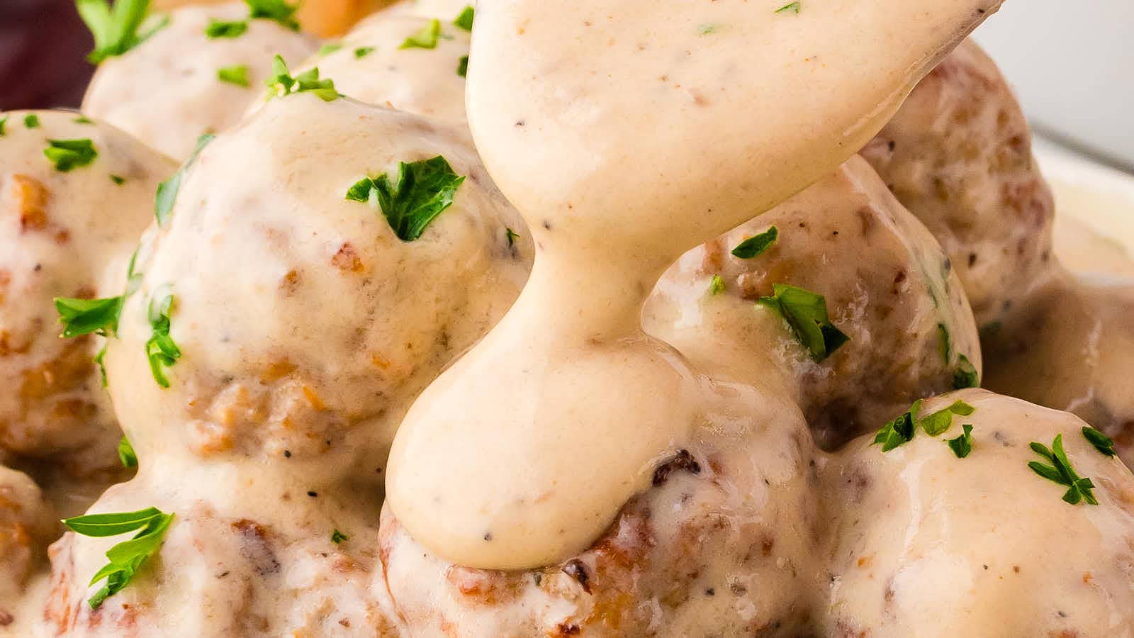 Crockpot Swedish Meatballs recipe by Cheerful Cook.