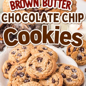 Brown Butter Chocolate Chip Cookies recipe by Cheerful Cook.