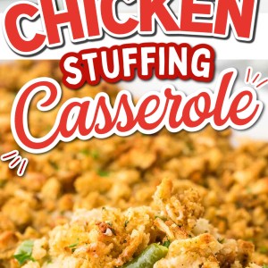 Chicken and Stuffing Casserole recipe by Cheerful Cook.