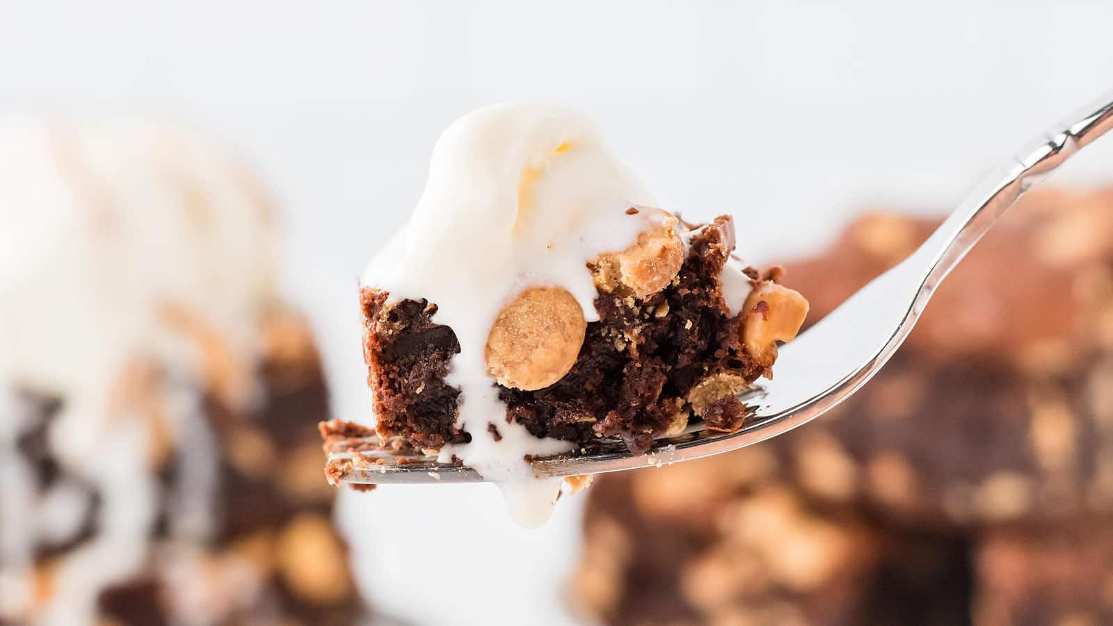 Chocolate Peanut Butter Brownies recipe by Cheerful Cook.