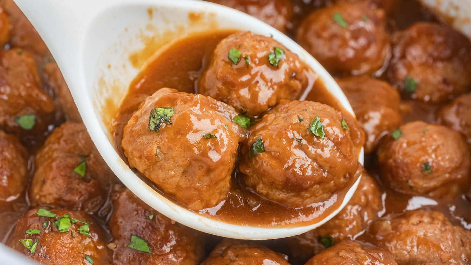 Crockpot Meatballs and Gravy recipe by Cheerful Cook.