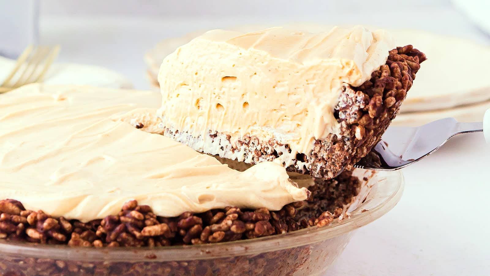 No-Bake Peanut Butter Pie recipe by Cheerful Cook.