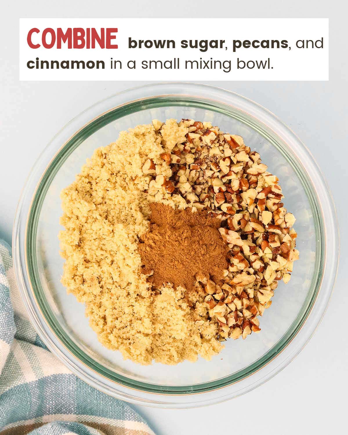 Make pecan crumb topping. 