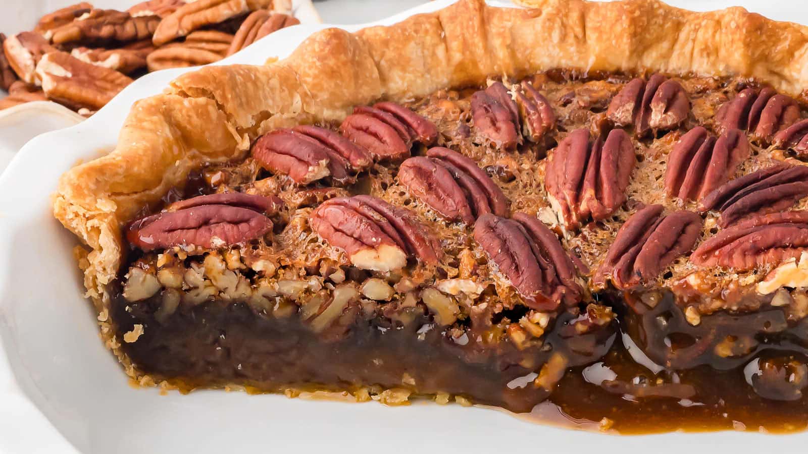 Pecan Pie recipe by Cheerful Cook.