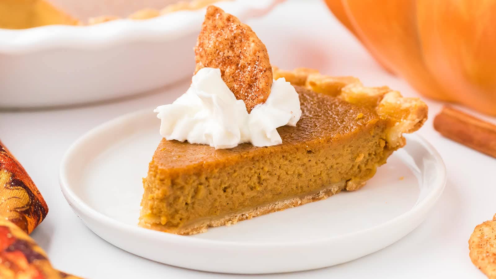 Pumpkin Pie recipe by Cheerful Cook.