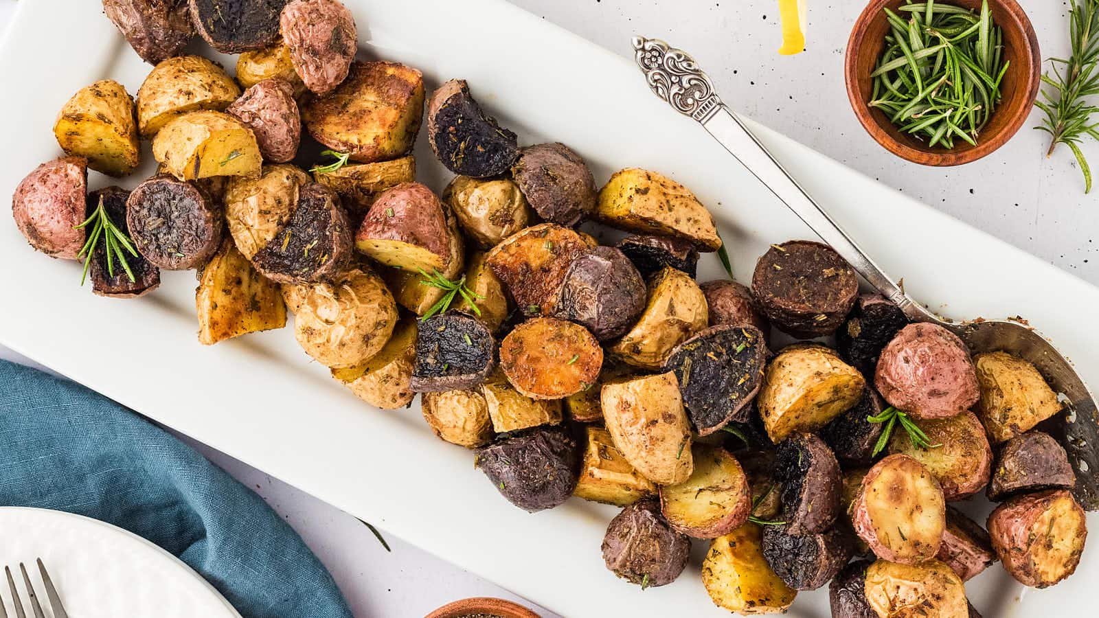Rosemary Roasted Potatoes recipe by Cheerful Cook.
