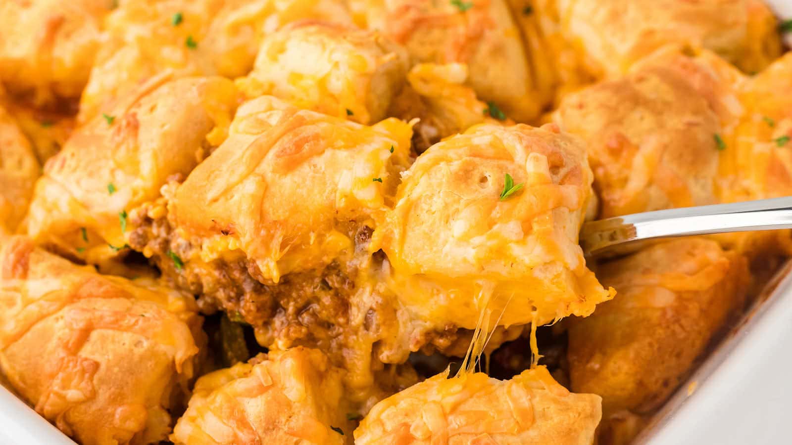 Sloppy Joe Casserole recipe by Cheerful Cook.