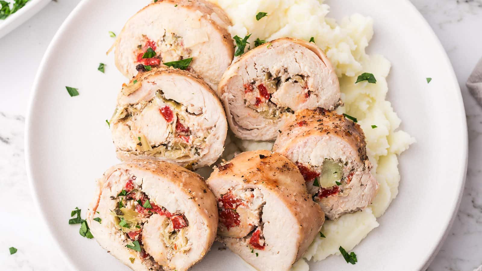 Chicken Roulade recipe by Cheerful Cook.