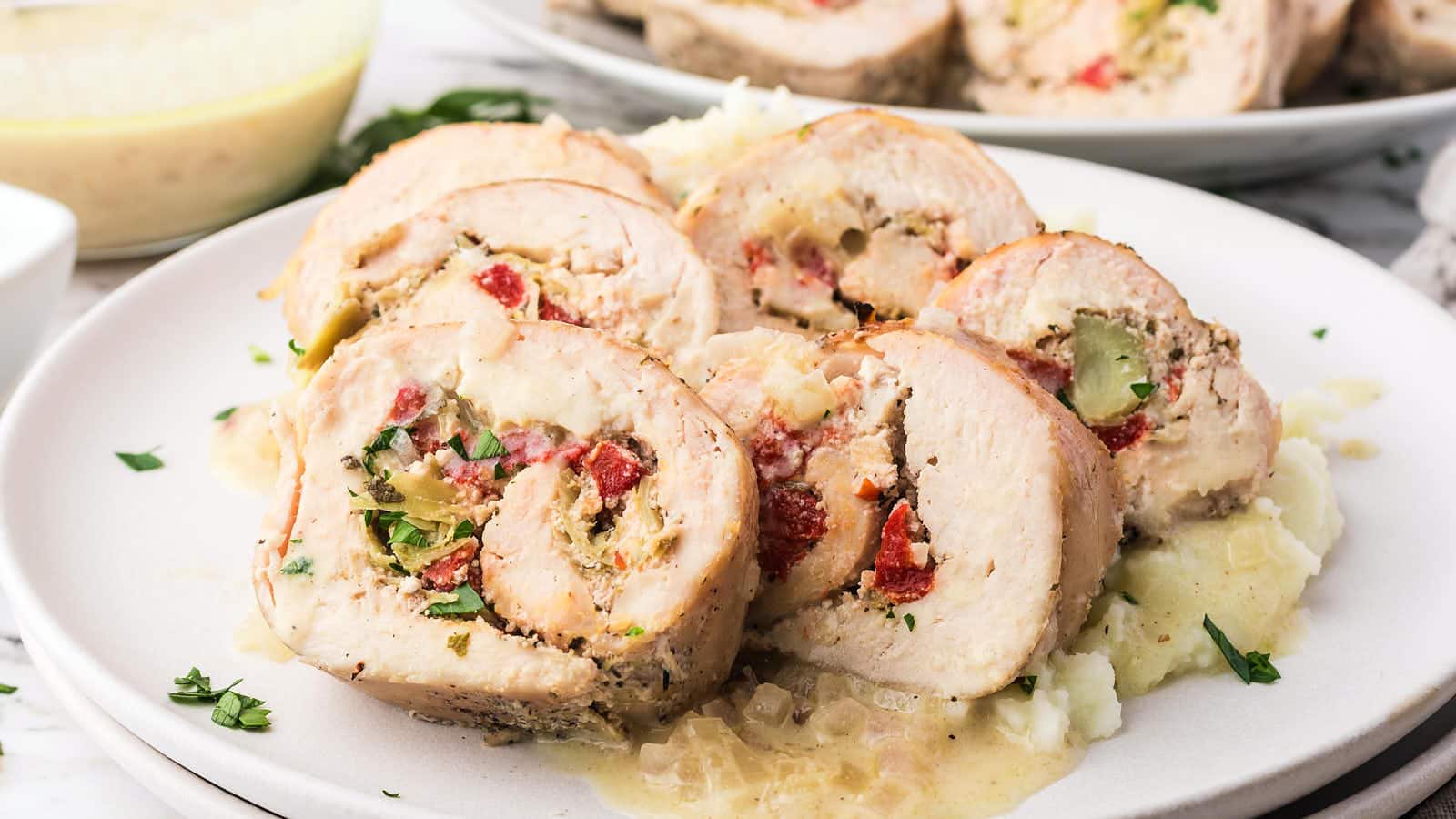 Chicken Roulade recipe by Cheerful Cook.