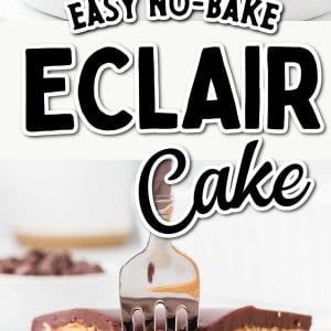 No-Bake Eclair Cake recipe by Cheerful Cook.