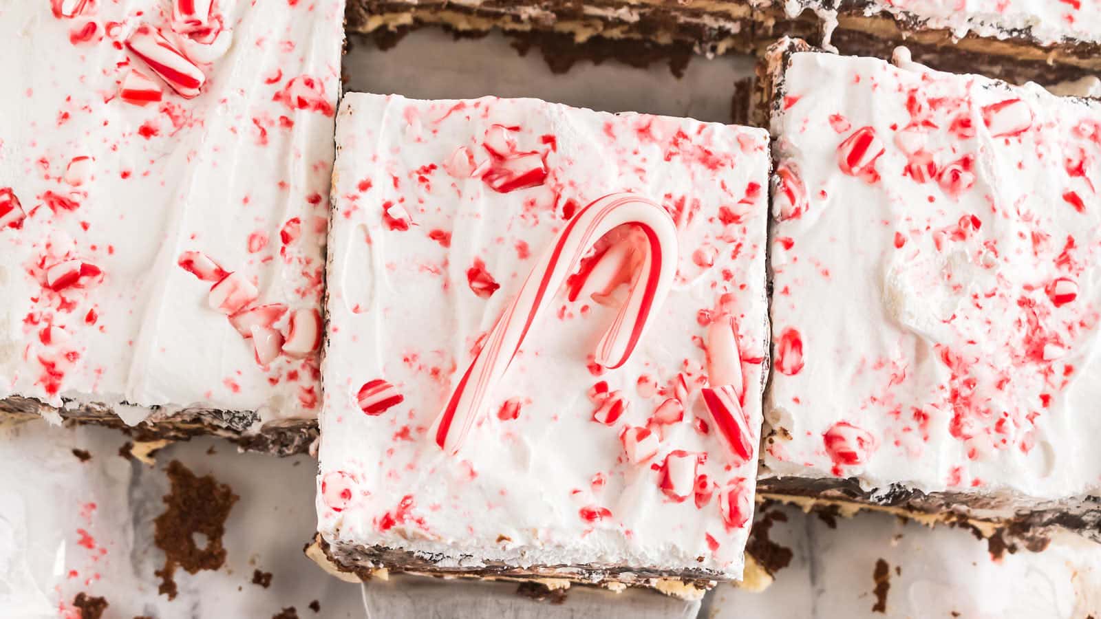 Christmas Icebox Cake recipe by Cheerful Cook.