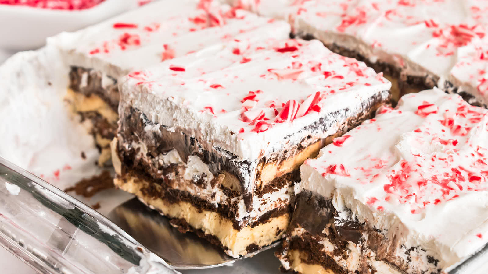 Christmas Icebox Cake recipe by Cheerful Cook.