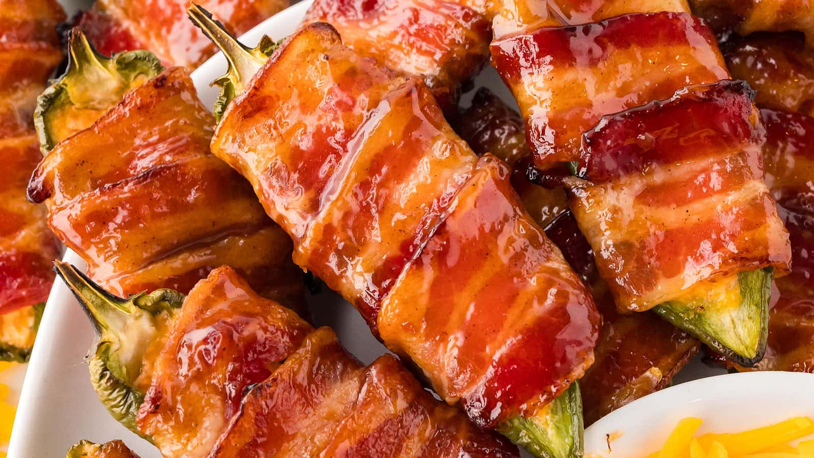 Bacon Wrapped Jalapeno Poppers recipe by Cheerful Cook.