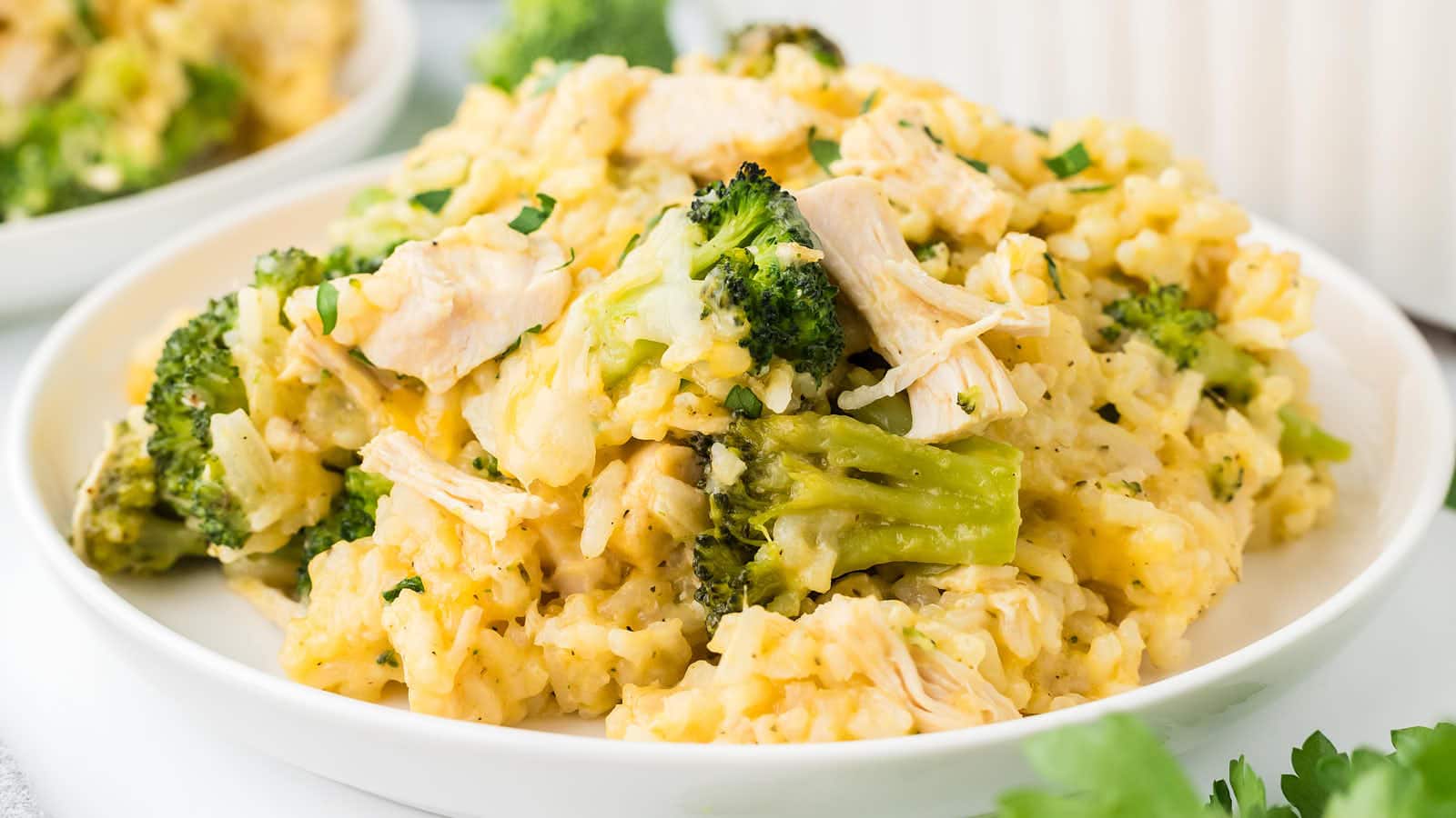 Chicken Broccoli Rice Casserole recipe by Cheerful Cook.