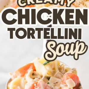 Chicken Tortellini Soup recipe by Cheerful Cook.