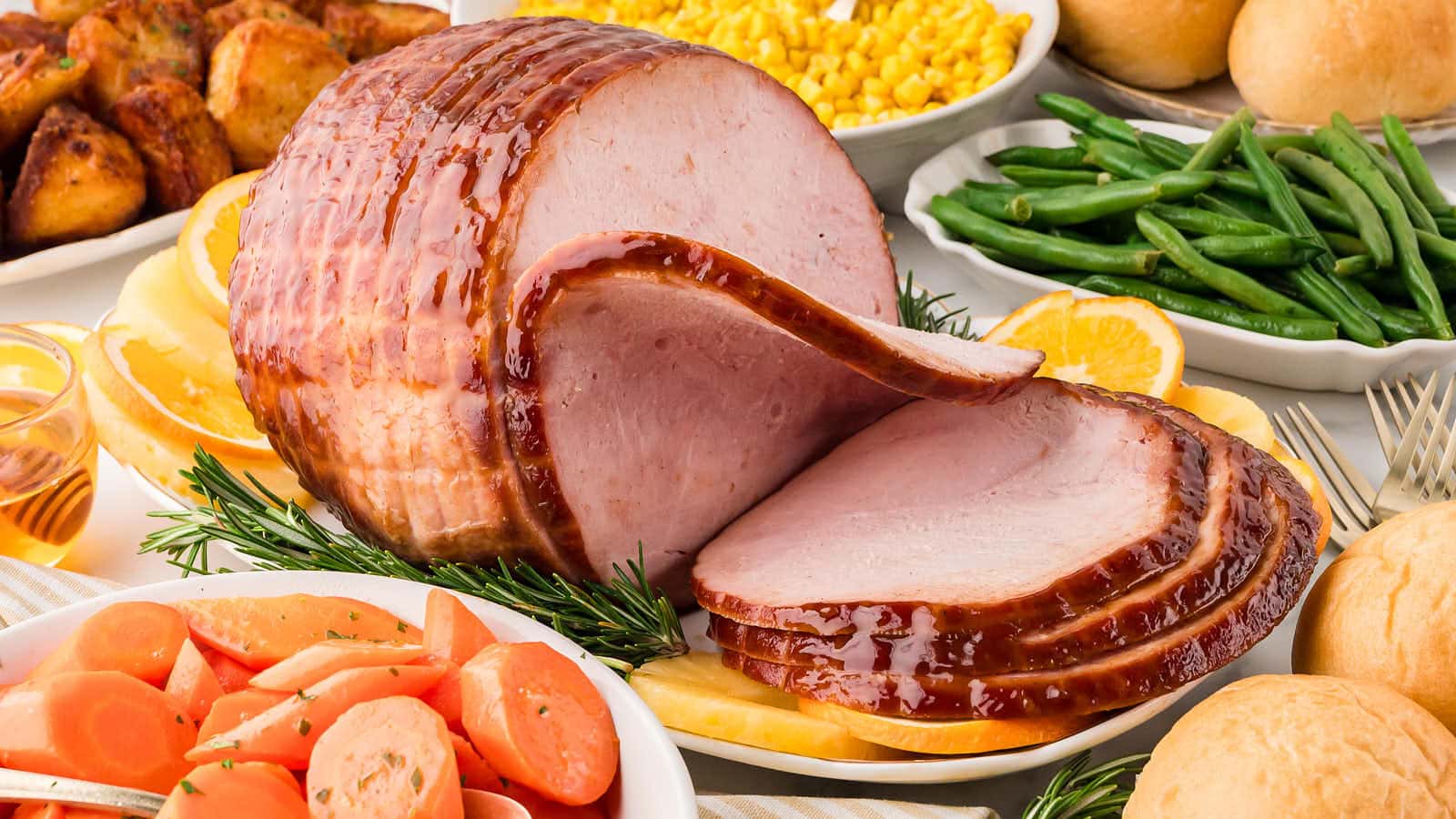 Crock Pot Ham recipe by Cheerful Cook.