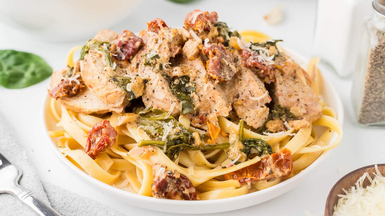 Crockpot Tuscan Chicken recipe by Cheerful Cook.