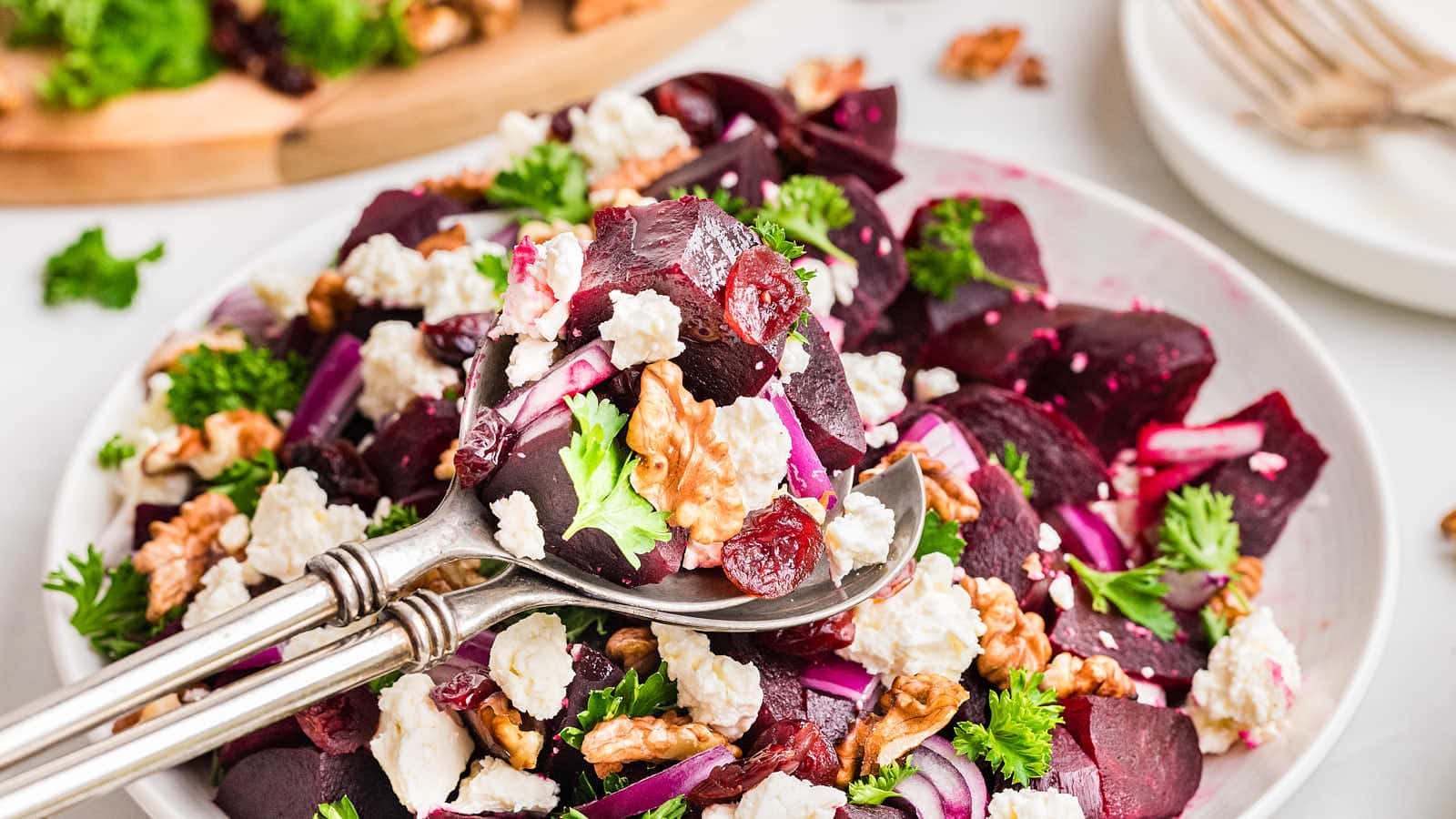 Beet Salad recipe by Cheerful Cook.