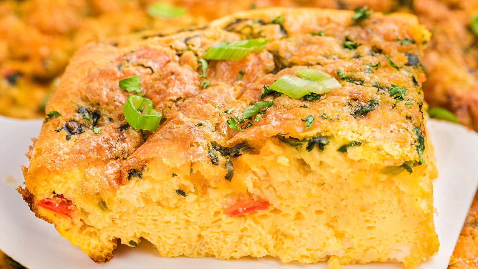 Cottage Cheese Egg Bake recipe by Cheerful Cook.