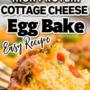 Cottage Cheese Egg Bake recipe by Cheerful Cook.