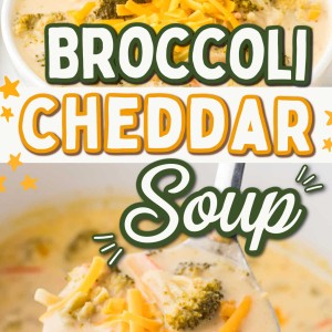 Crockpot Broccoli Cheddar Soup recipe by Cheerful Cook.