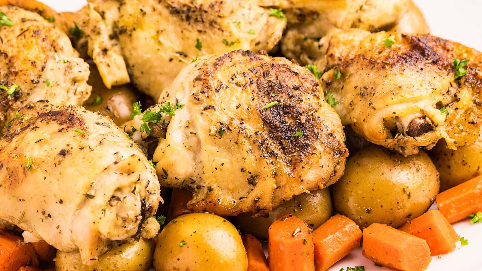Crockpot Chicken and Potatoes recipe by Cheerful Cook.