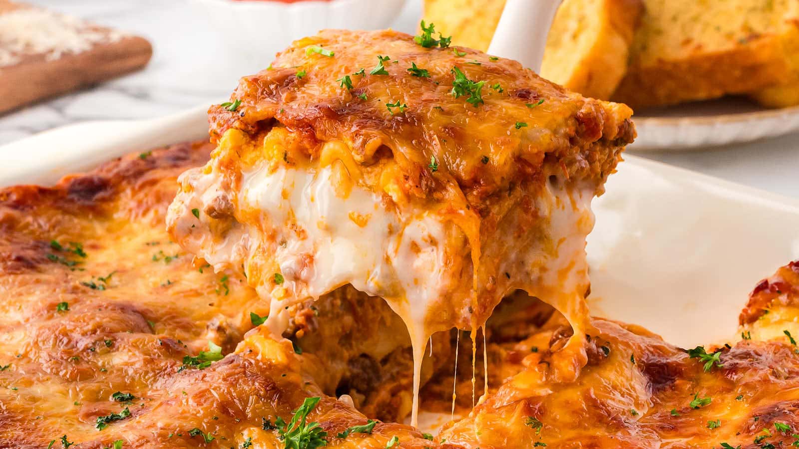 Lasagna recipe by Cheerful Cook.