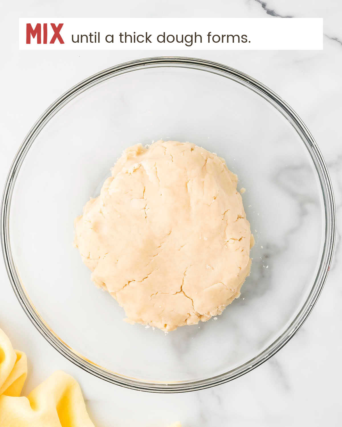 Dough in a bowl.