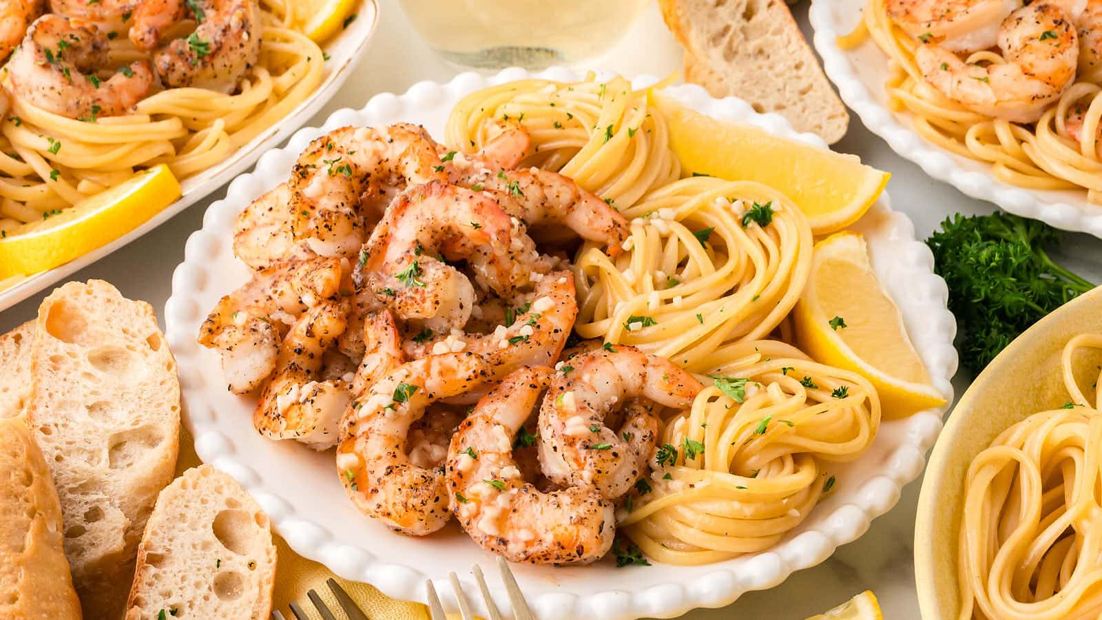 Shrimp Scampi recipe by Cheerful Cook.