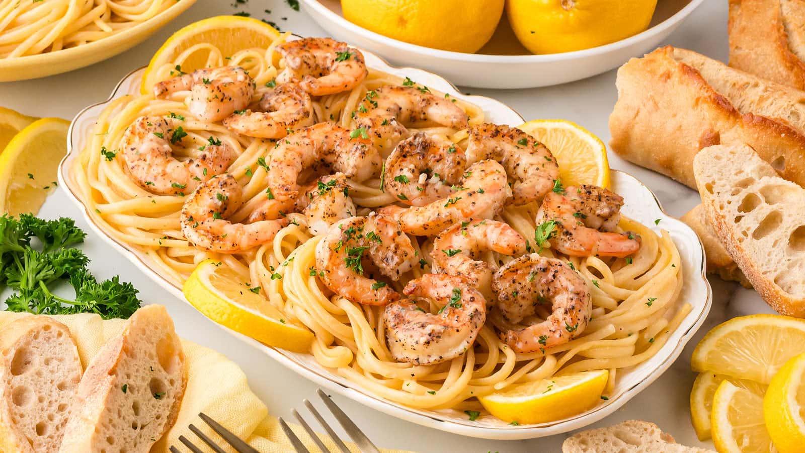 Shrimp Scampi recipe by Cheerful Cook.