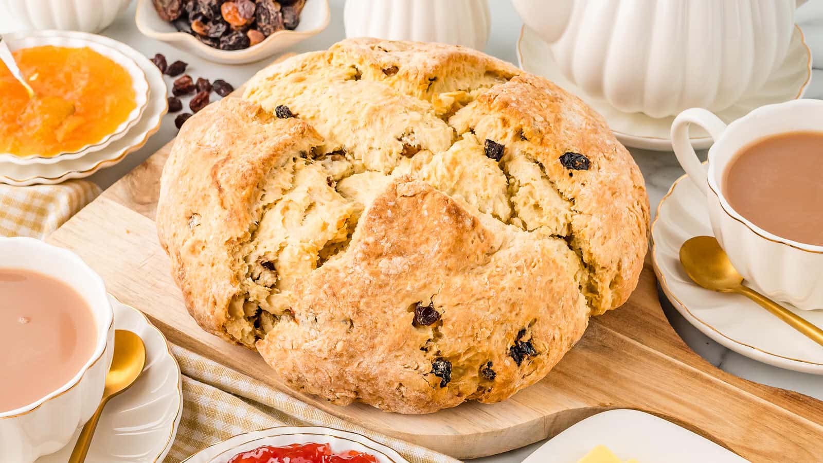 Irish Soda Bread recipe by Cheerful Cook.