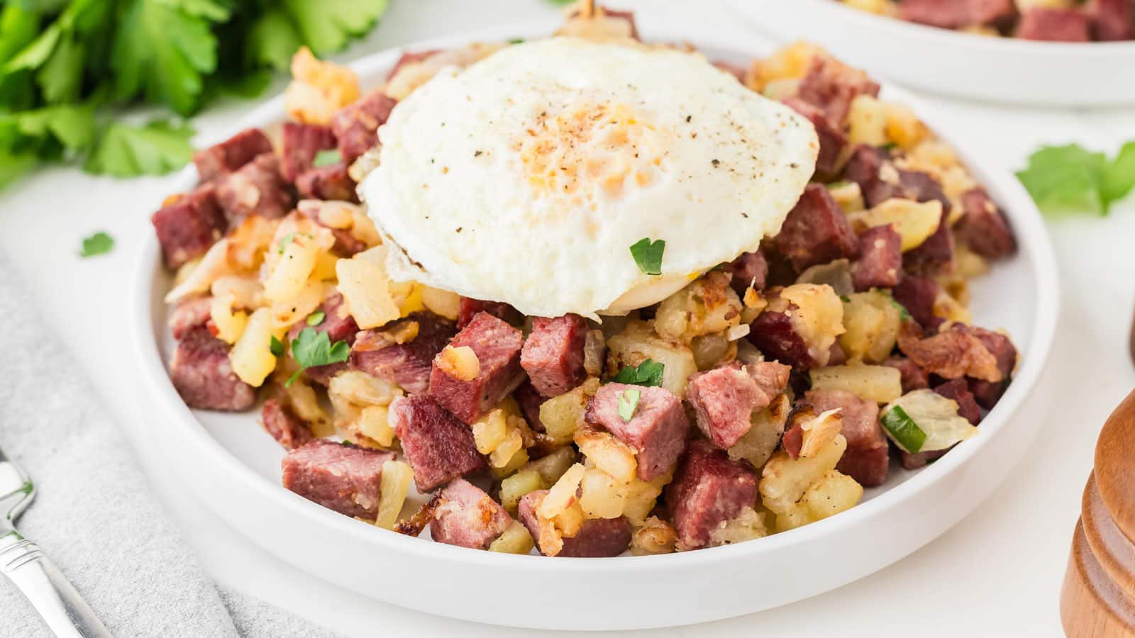 Corned Beef Hash recipe by Cheerful Cook.