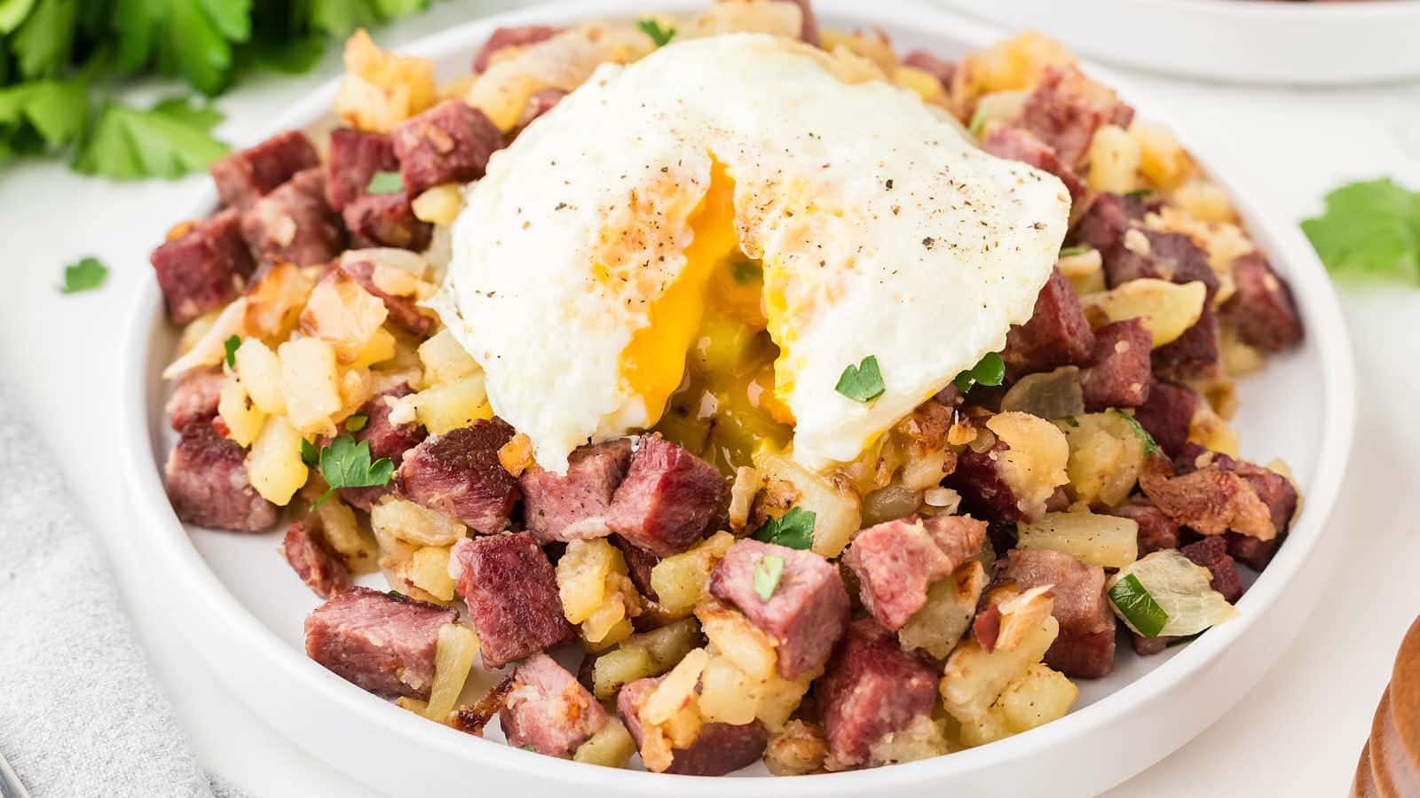 Corned Beef Hash recipe by Cheerful Cook.
