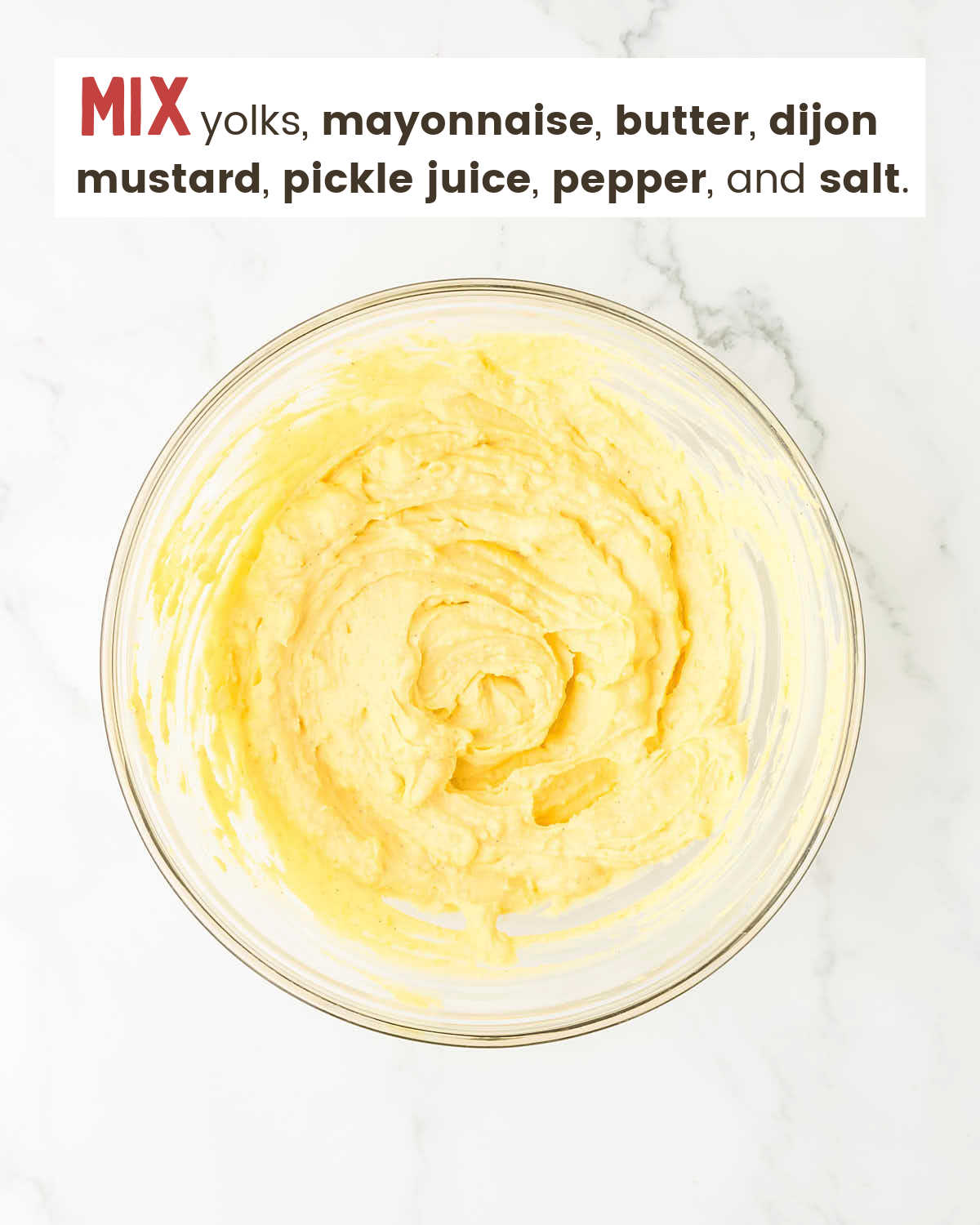 Egg yolk mixture in a bowl.