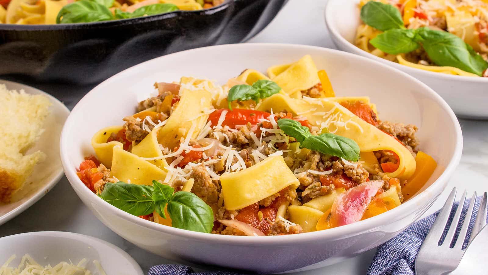 Italian Drunk Noodles recipe by Cheerful Cook.
