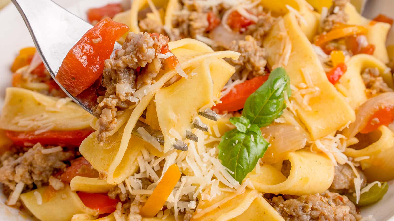 Italian Drunk Noodles recipe by Cheerful Cook.