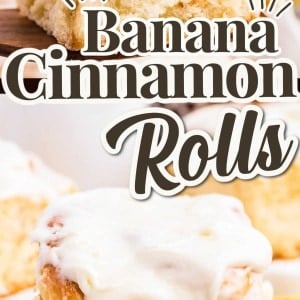 Banana Cinnamon Roll recipe by Cheerful Cook.