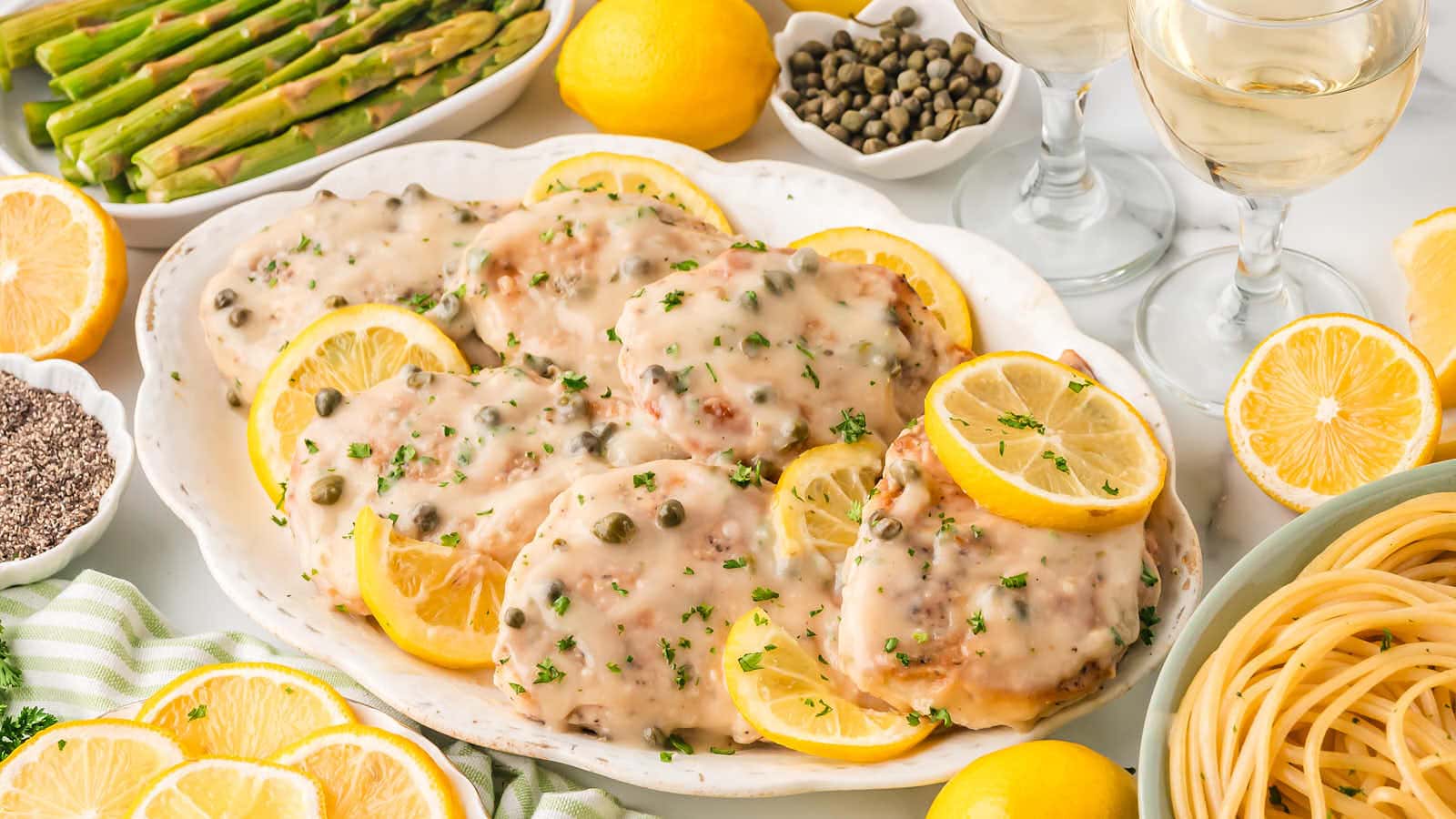 Chicken Piccata recipe by Cheerful Cook.