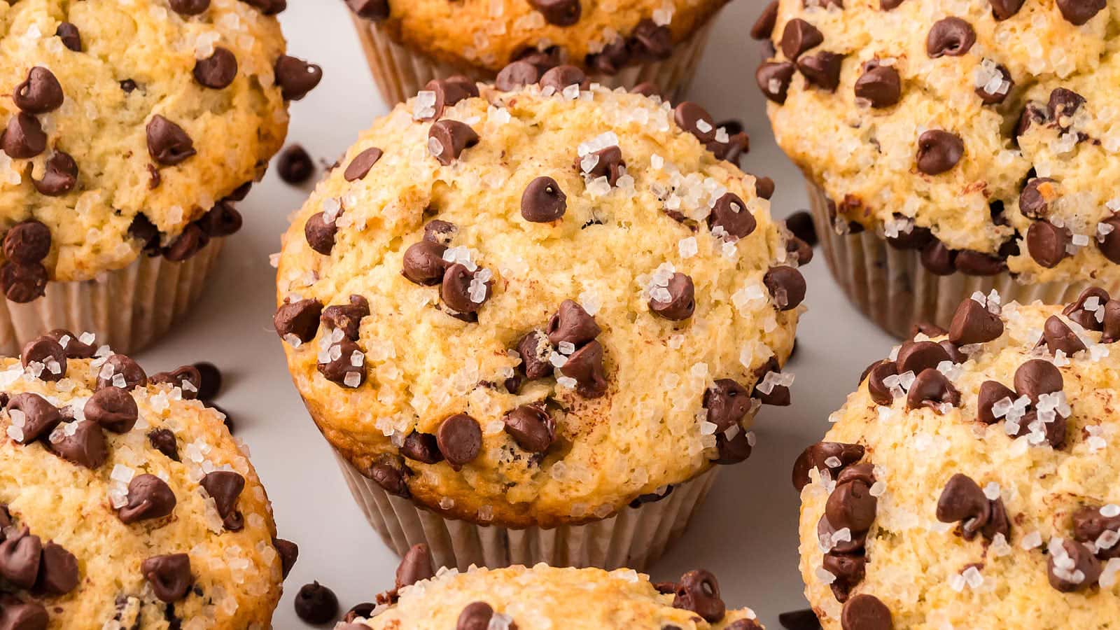 Chocolate Chip Muffins recipe by Cheerful Cook.