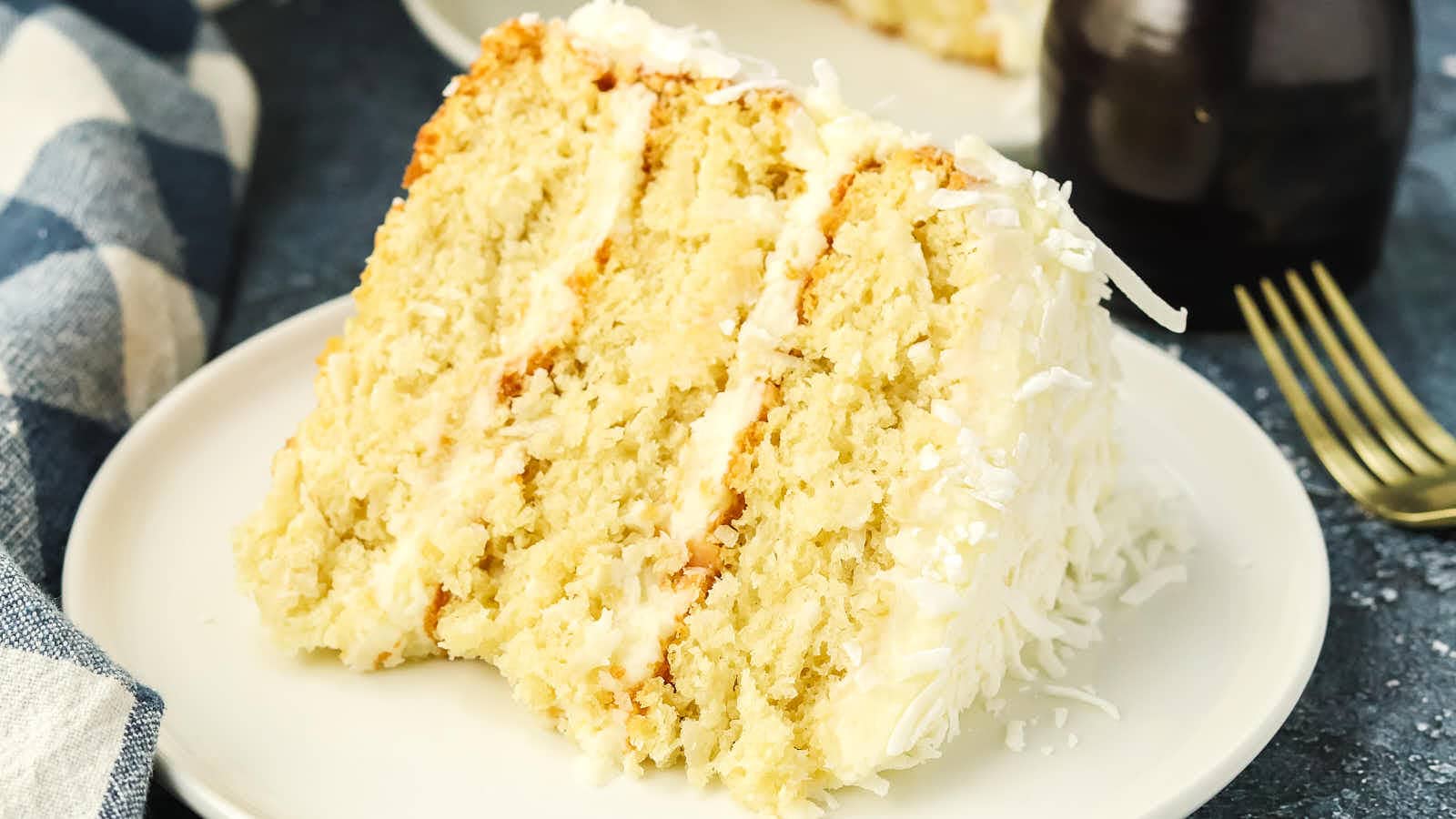 Coconut Cake recipe by Cheerful Cook.