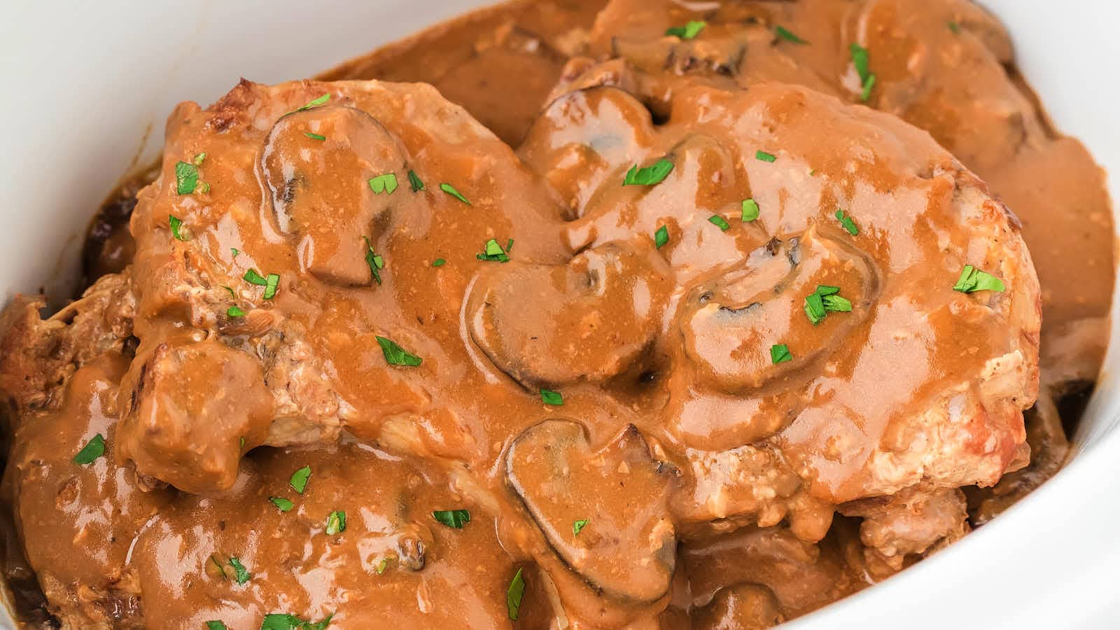 Crockpot Pork Chops recipe by Cheerful Cook.