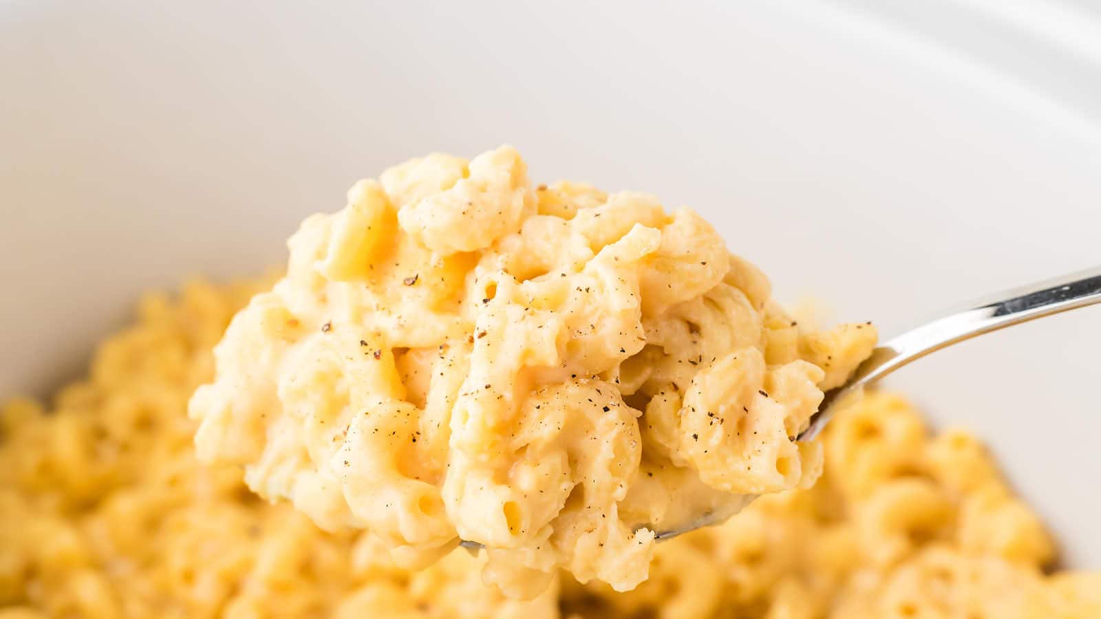 Crockpot Mac and Cheese recipe by Cheerful Cook.