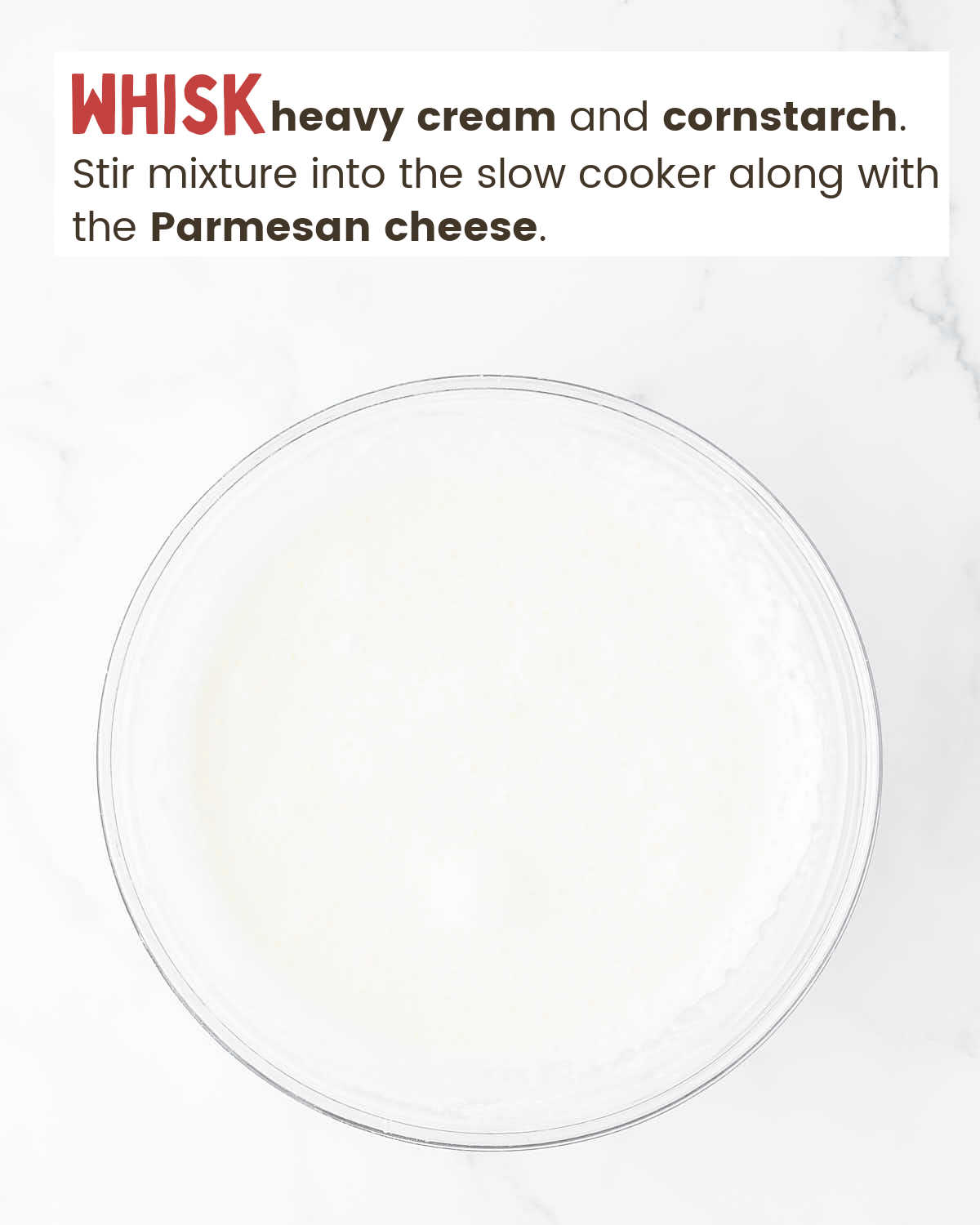 Cornstarch mixture in a bowl.