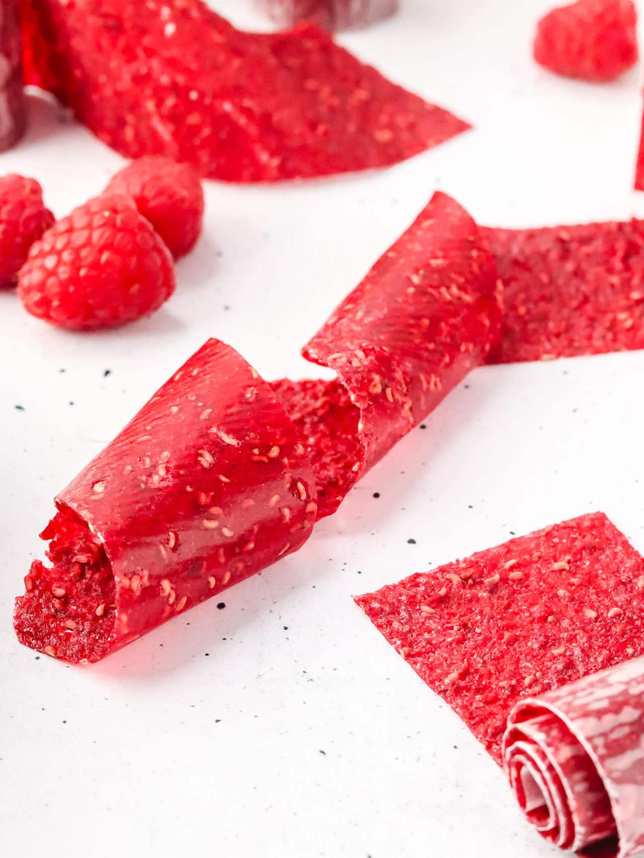 Various Homemade Fruit Roll Ups.