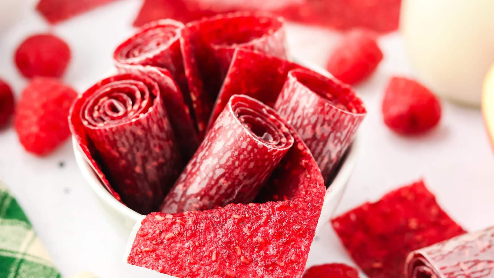 Homemade Fruit Roll Ups by Cheerful Cook.