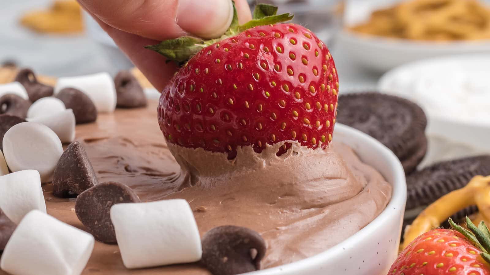 Hot Chocolate Dip recipe by Cheerful Cook.